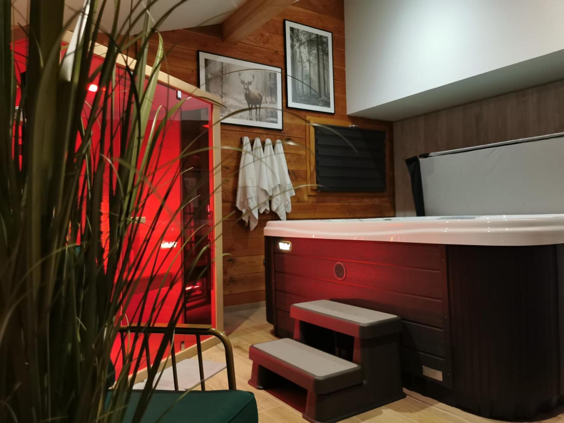 Le Chalet Du Pere Michel, Jacuzzi, Sauna, Jardin 拉布雷斯 外观 照片