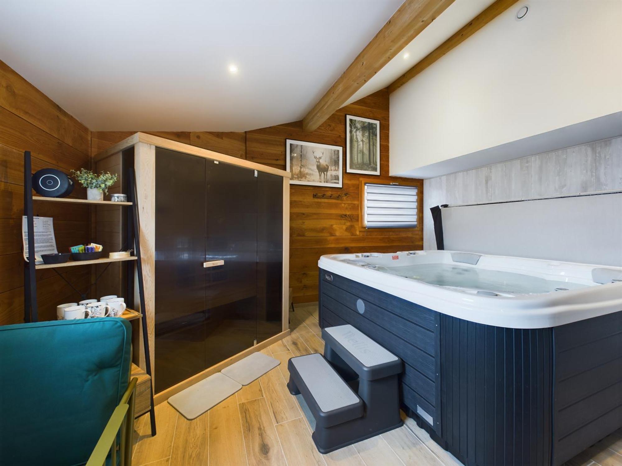Le Chalet Du Pere Michel, Jacuzzi, Sauna, Jardin 拉布雷斯 外观 照片